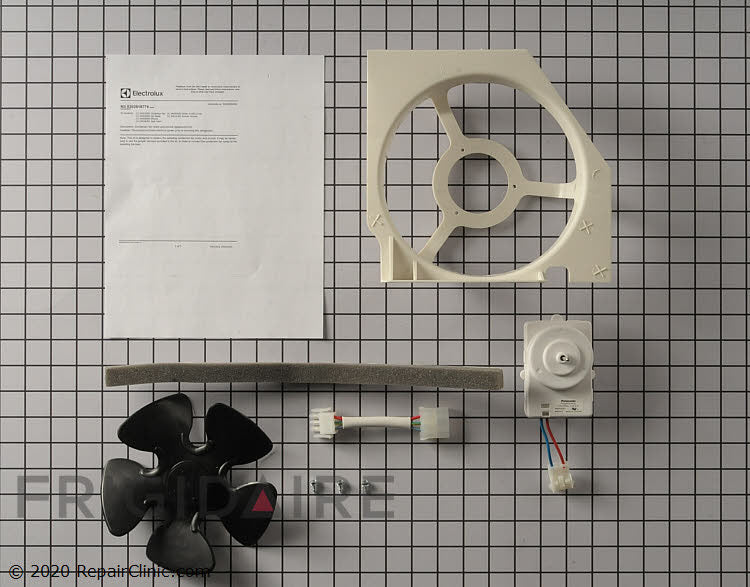 Frigidaire 5303918774 refrigerator condenser fan motor kit