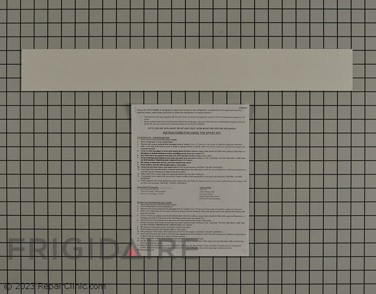 Frigidaire 5300168328 refrigerator liner repair kit