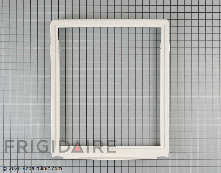 Frigidaire 240599301 refrigerator drawer cover frame, no glass