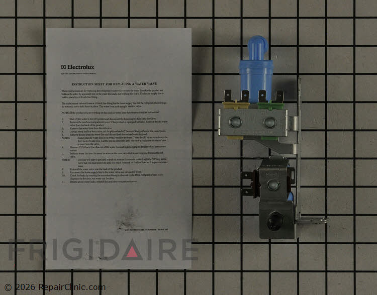 Frigidaire 242252702 refrigerator water inlet valve assembly
